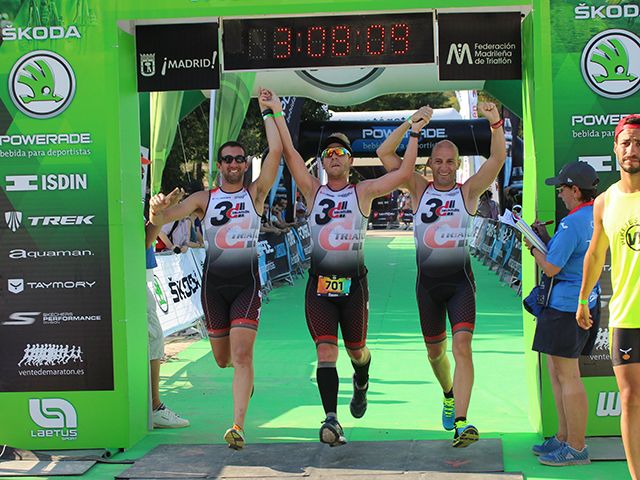 Club 3d Triatlón Madrid y entrenamiento de triatlón en el Skoda Madrid