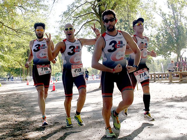 Club 3d Triatlón Madrid y entrenamiento de triatlón en Triatlón Crono Por equipos