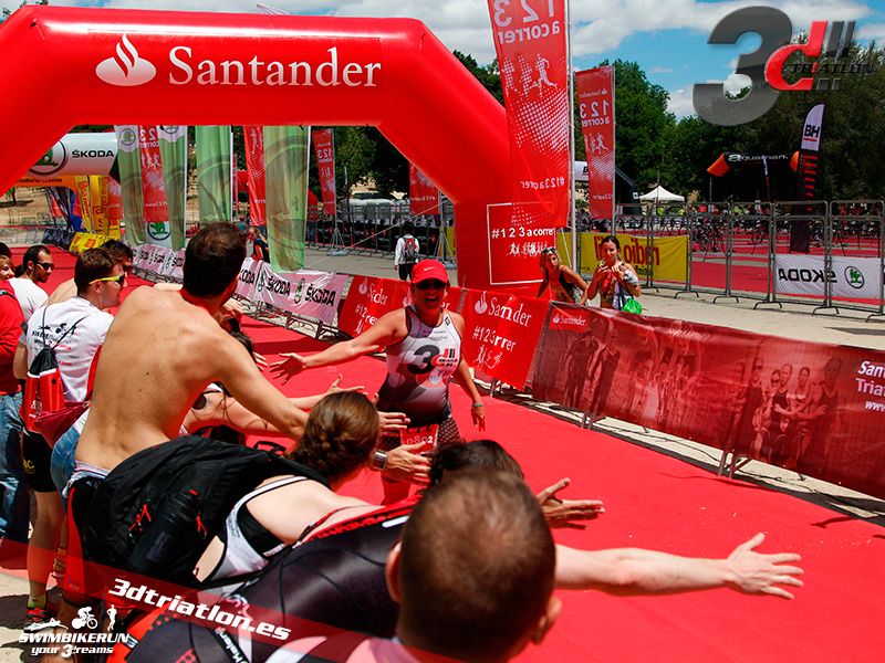 Club 3d Triatlon Madrid en el Santander Series