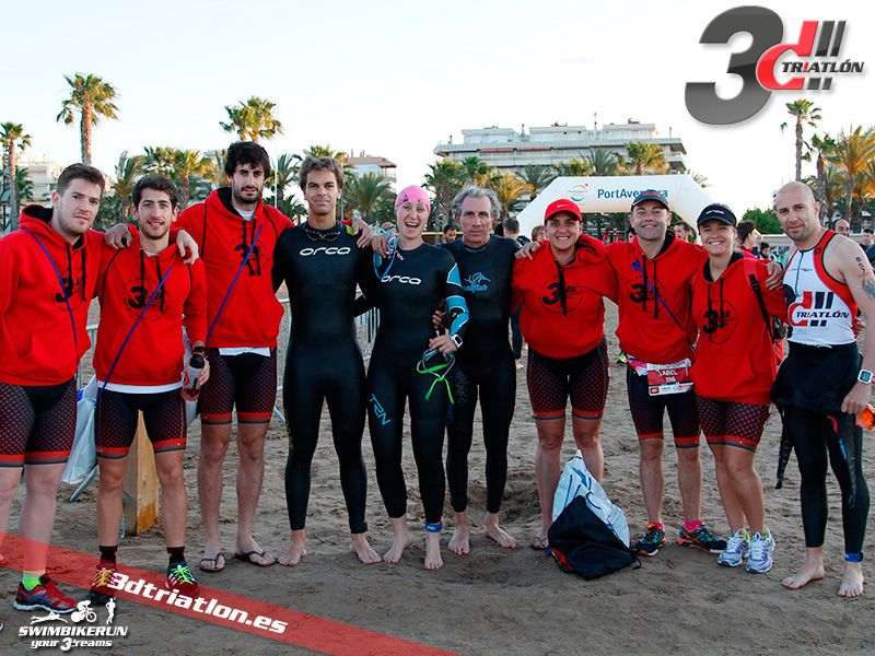 Club 3d Triatlón Madrid en el Challenge Salou