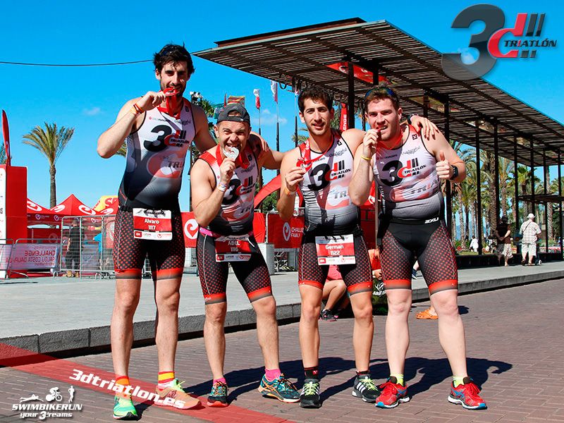 Club 3d Triatlón Madrid en el Challenge Salou