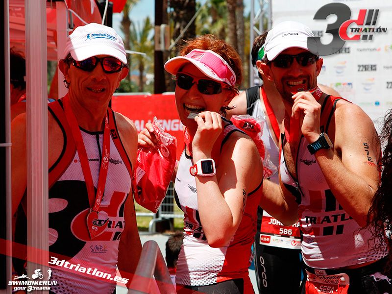 Club 3d Triatlón Madrid en el Challenge Salou