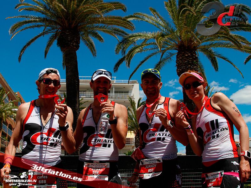 Club 3d Triatlón Madrid en el Challenge Salou