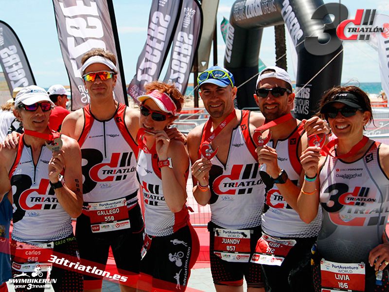 Club 3d Triatlón Madrid en el Challenge Salou