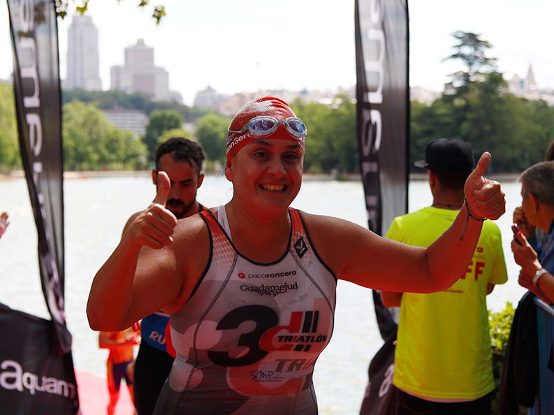 Club 3d Triatlón Madrid en el Santander Series - Nini