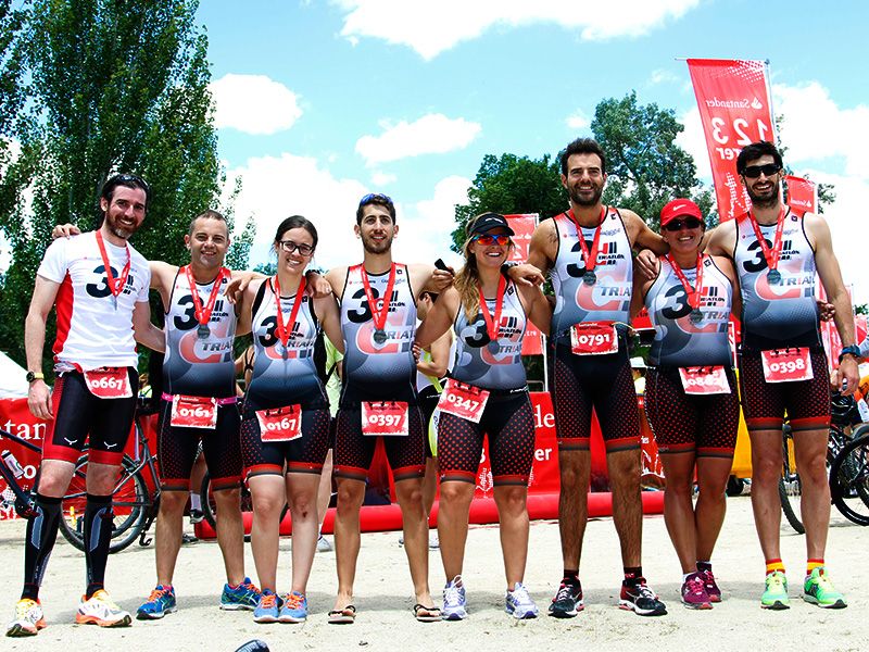 Club 3d Triatlon Madrid en el Santander Series