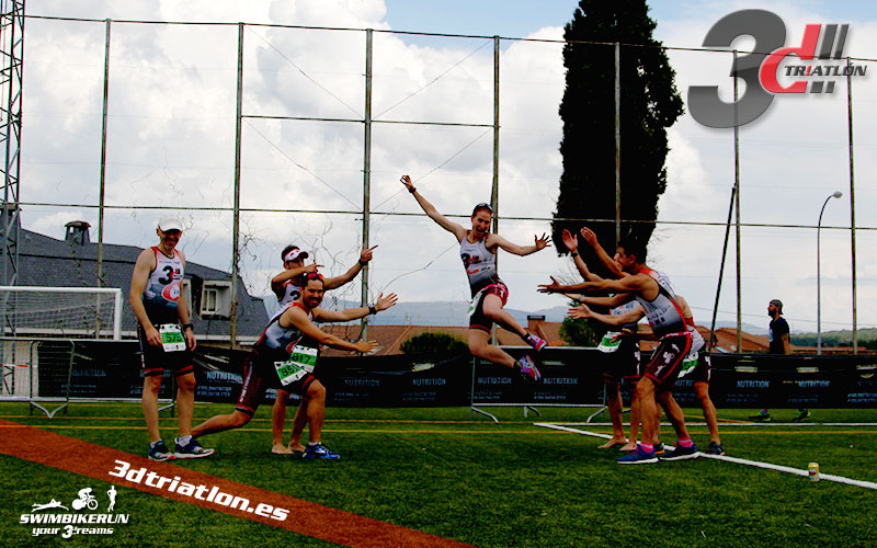 Club 3d triatlón Madrid en el triatlón Ecotrimad 2017