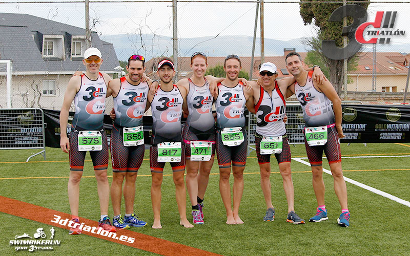 Club 3d triatlón Madrid en el triatlón Ecotrimad 2017