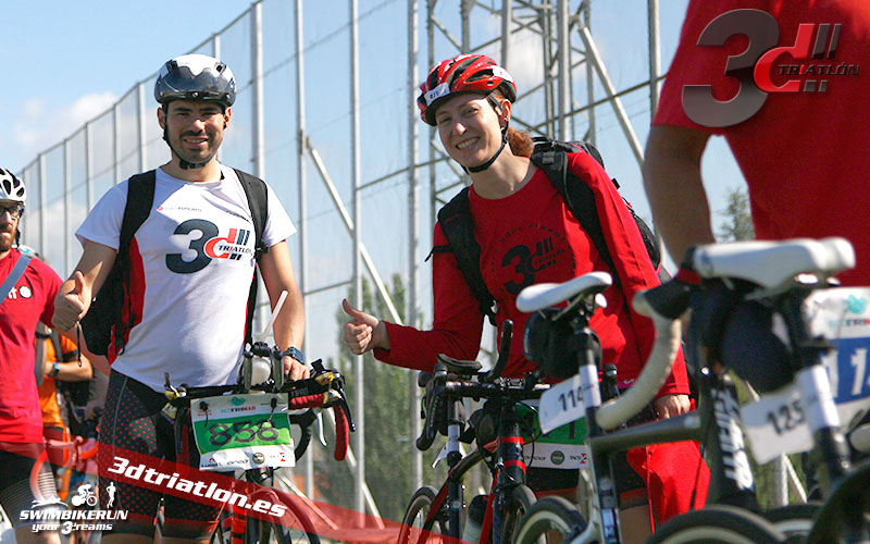 Club 3d triatlón Madrid en el triatlón Ecotrimad 2017