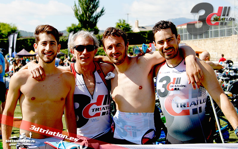Club 3d triatlón Madrid en el triatlón Ecotrimad 2017
