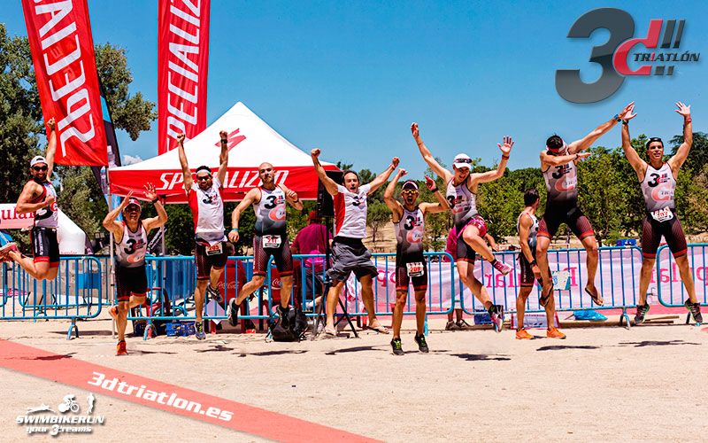 Club 3d triatlon en el triatlon villa de madrid