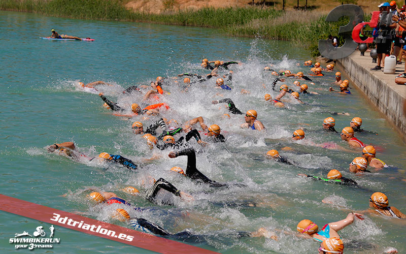 Resultados y fotos del club 3d triatlon madrid en el acuatlon dani molina