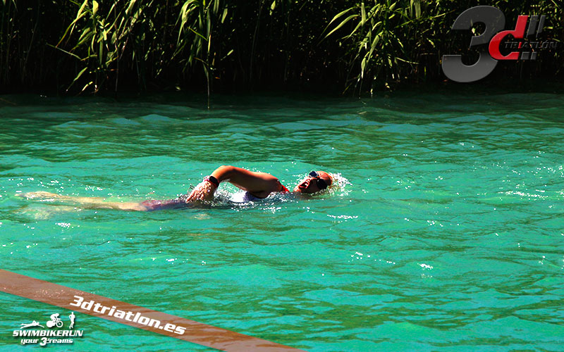 Resultados y fotos del club 3d triatlon madrid en el acuatlon dani molina