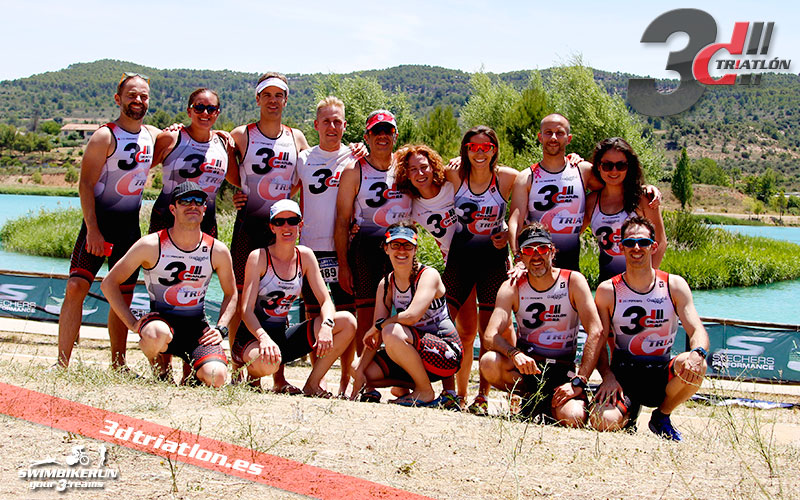 Resultados y fotos del club 3d triatlon madrid en el acuatlon dani molina
