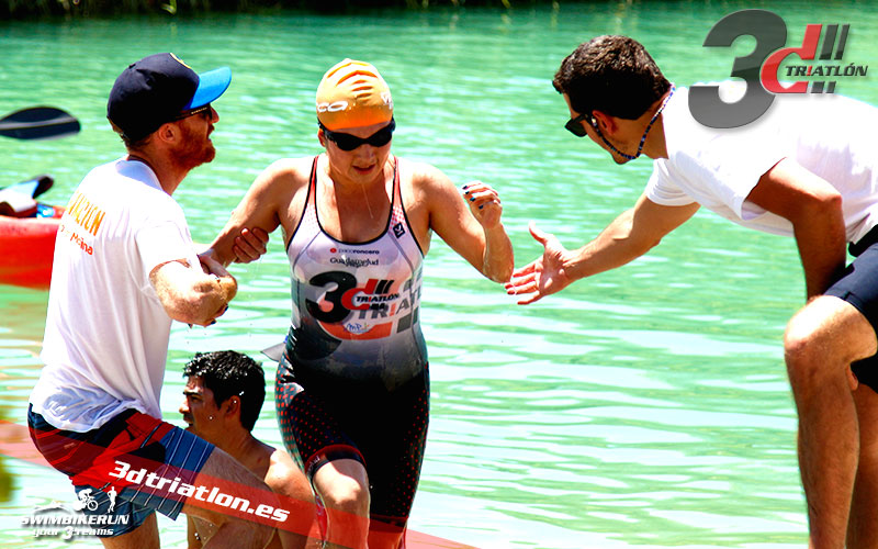 Resultados y fotos del club 3d triatlon madrid en el acuatlon dani molina