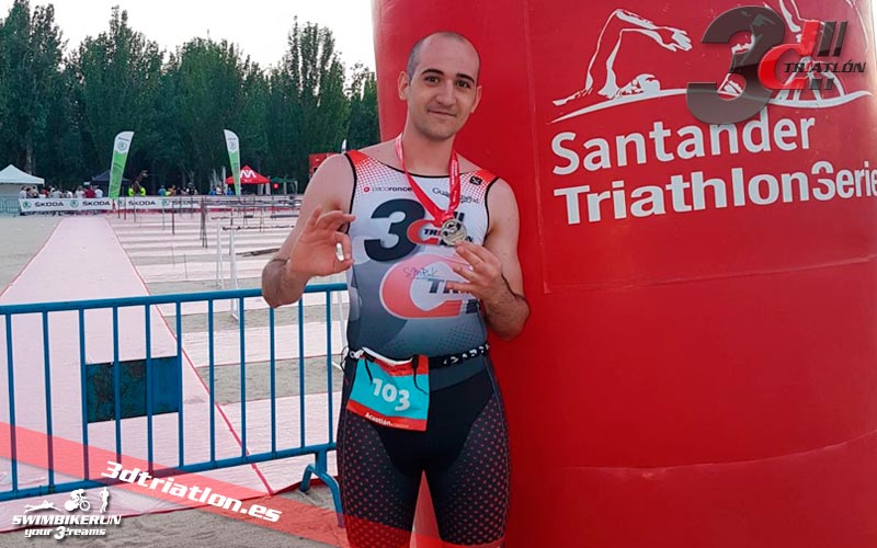 resultados y comentarios Santander Triathlon Series Madrid Acuatlón