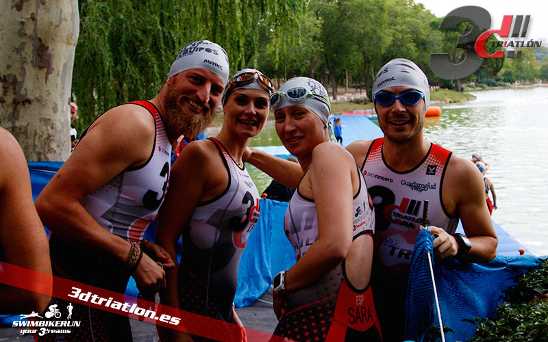Club 3d triatlon Madrid en el Triatlon Contrarreloj por Equipos 2017
