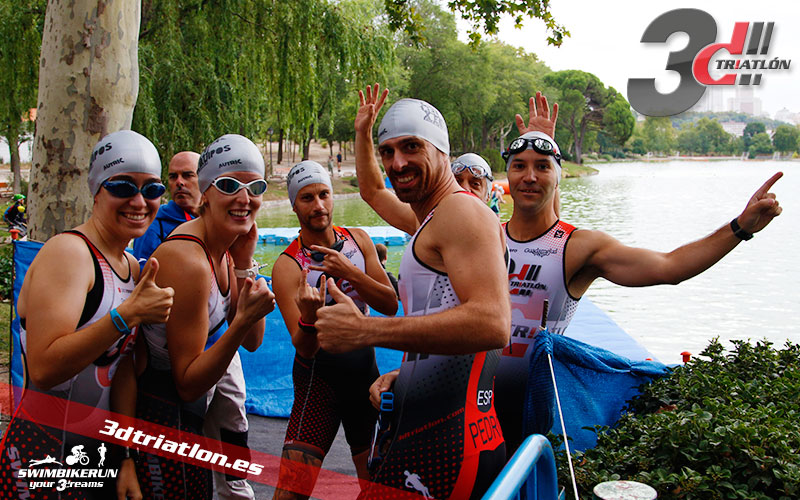 Club 3d triatlon Madrid en el Triatlon Contrarreloj por Equipos 2017