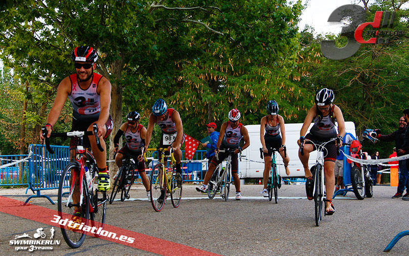 Club 3d triatlon Madrid en el Triatlon Contrarreloj por Equipos 2017