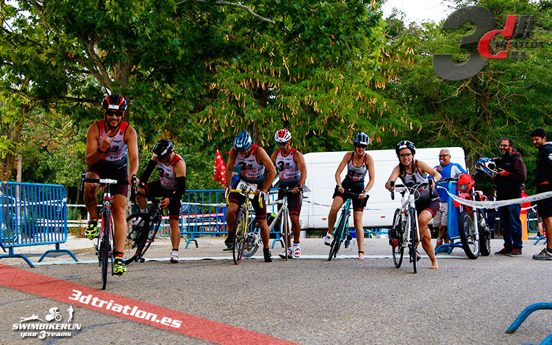 Club 3d triatlon Madrid en el Triatlon Contrarreloj por Equipos 2017