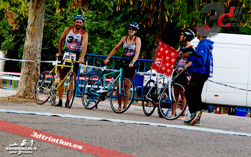 Club 3d triatlon Madrid en el Triatlon Contrarreloj por Equipos 2017