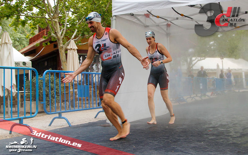 Club 3d triatlon Madrid en el Triatlon Contrarreloj por Equipos 2017