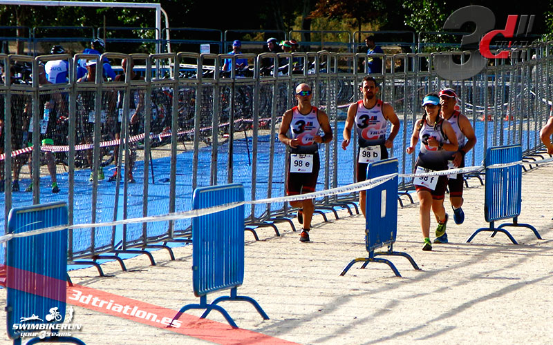 Club 3d triatlon Madrid en el Triatlon Contrarreloj por Equipos 2017