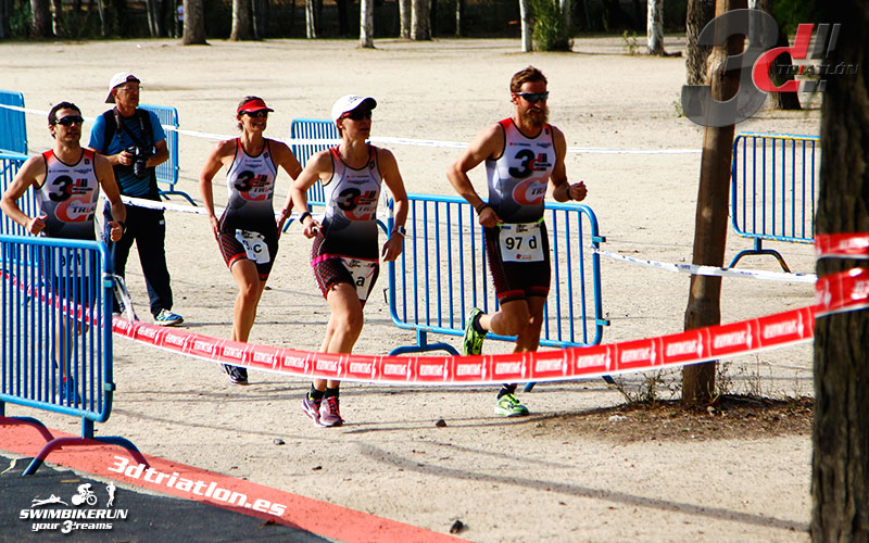 Club 3d triatlon Madrid en el Triatlon Contrarreloj por Equipos 2017