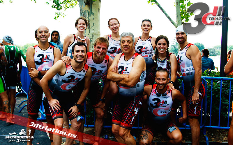 Club 3d triatlon Madrid en el Triatlon Contrarreloj por Equipos 2017