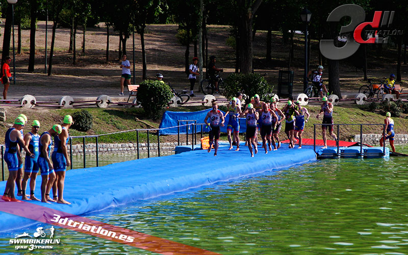 Club 3d triatlon Madrid en el Triatlon Contrarreloj por Equipos 2017