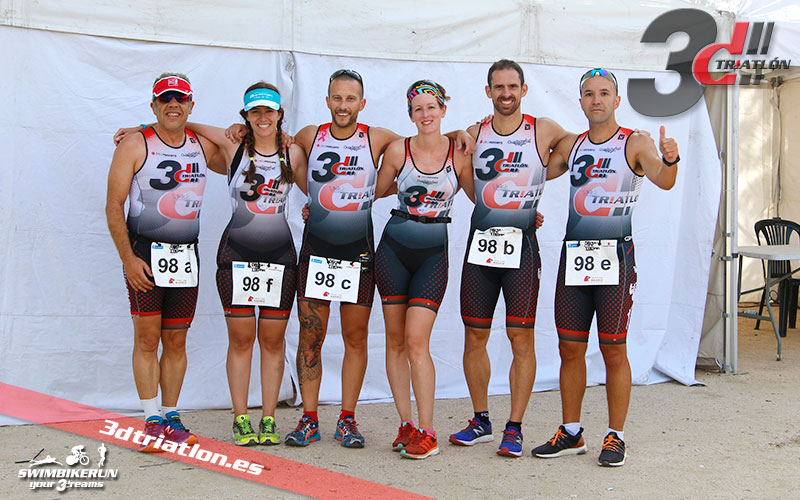 Club 3d triatlon Madrid en el Triatlon Contrarreloj por Equipos 2017
