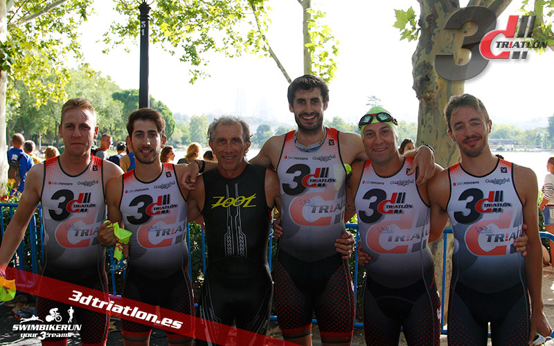 Club 3d triatlon Madrid en el Triatlon Contrarreloj por Equipos 2017