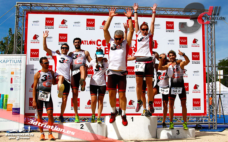 Club 3d triatlon Madrid en el Triatlon Contrarreloj por Equipos 2017