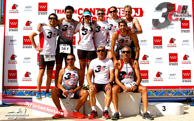 Club 3d triatlon Madrid en el Triatlon Contrarreloj por Equipos 2017