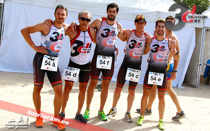 Club 3d triatlon Madrid en el Triatlon Contrarreloj por Equipos 2017