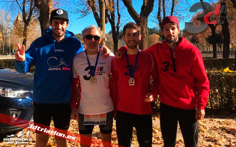 resultados de los atletas del club 3d triatlon madrid en la carrera ponle freno madrid 2017