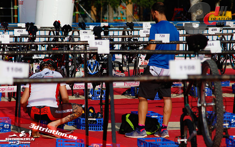 Club 3d triatlon en el triatlon villa de Madrid 2017