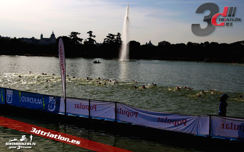 Club 3d triatlon en el triatlon villa de Madrid 2017