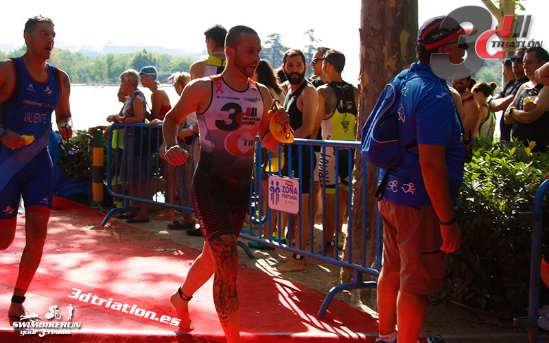 Club 3d triatlon en el triatlon villa de Madrid 2017