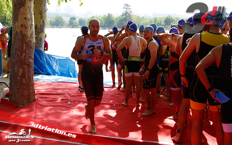 Club 3d triatlon en el triatlon villa de Madrid 2017