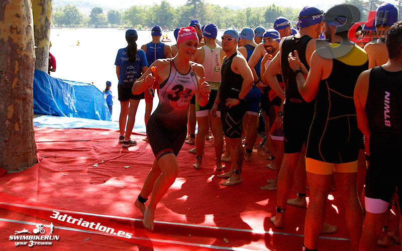 Club 3d triatlon en el triatlon villa de Madrid 2017