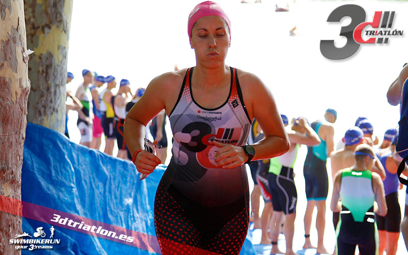 Club 3d triatlon en el triatlon villa de Madrid 2017