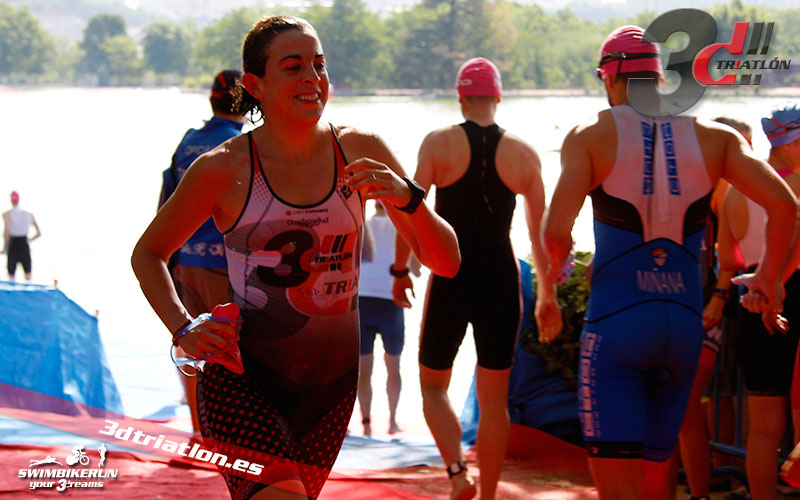 Club 3d triatlon en el triatlon villa de Madrid 2017