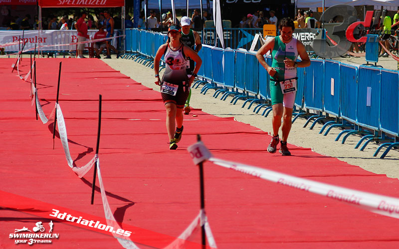 Club 3d triatlon en el triatlon villa de Madrid 2017