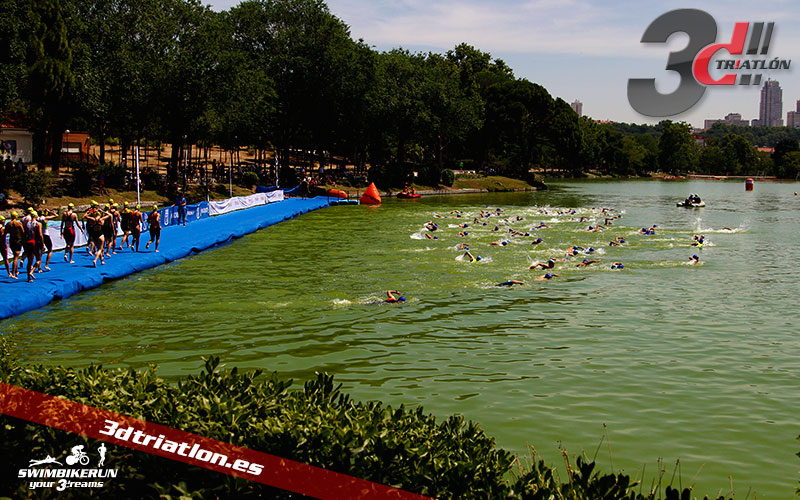 Club 3d triatlon en el triatlon villa de Madrid 2017