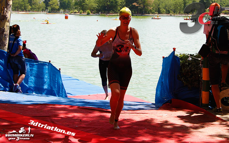 Club 3d triatlon en el triatlon villa de Madrid 2017