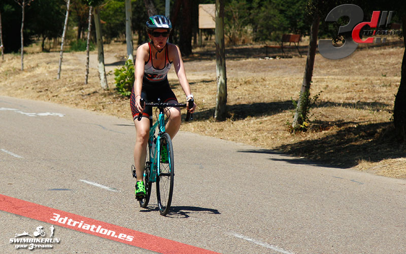 Club 3d triatlon en el triatlon villa de Madrid 2017
