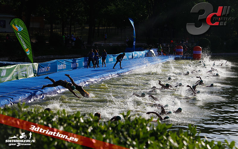fotos del club 3d triatlon madrid en el triatlon de la casa de campo