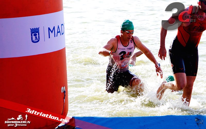 fotos del club 3d triatlon madrid en el triatlon de la casa de campo