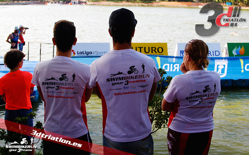 fotos del club 3d triatlon madrid en el triatlon de la casa de campo